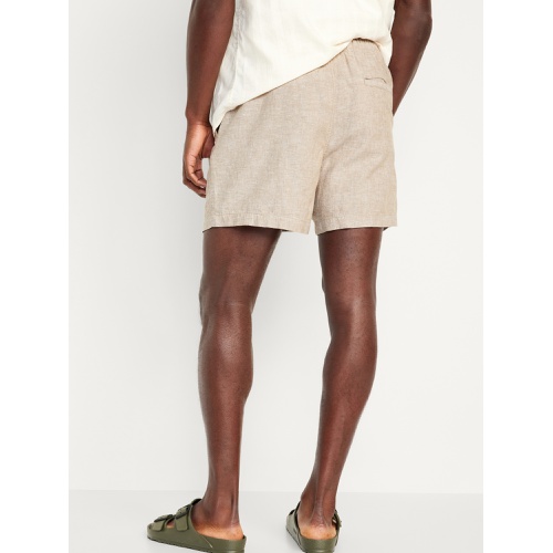 올드네이비 Linen-Blend Jogger Shorts -- 5-inch inseam