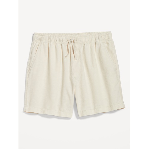 올드네이비 Linen-Blend Jogger Shorts -- 5-inch inseam