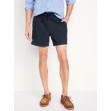 Linen-Blend Jogger Shorts -- 5-inch inseam Hot Deal
