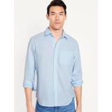 Classic Fit Everyday Linen-Blend Shirt