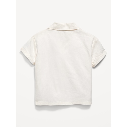 올드네이비 Short-Sleeve Camp Shirt for Baby Hot Deal