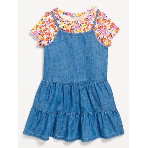 올드네이비 Tiered Cami Dress and T-Shirt Set for Toddler Girls