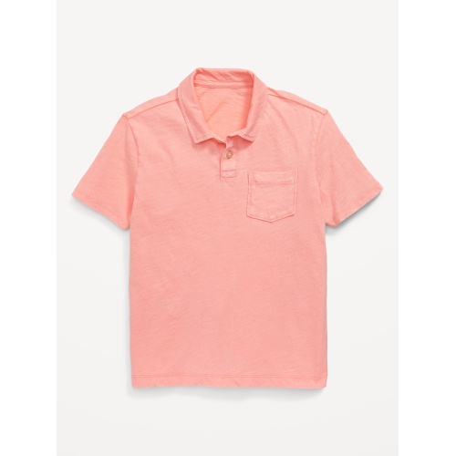 올드네이비 Short-Sleeve Pocket Polo Shirt for Boys Hot Deal