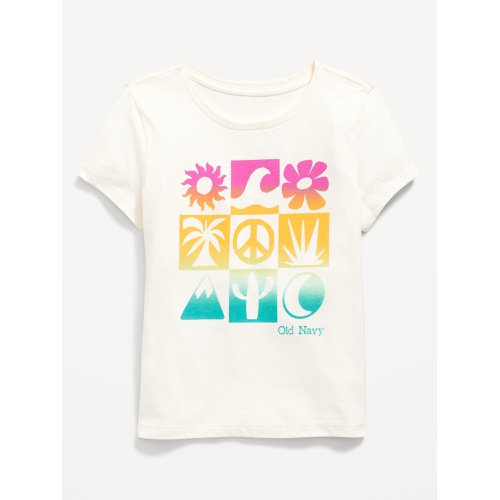 올드네이비 Short-Sleeve Logo-Graphic T-Shirt for Girls