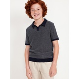 Short-Sleeve Knit Polo Shirt for Boys Hot Deal