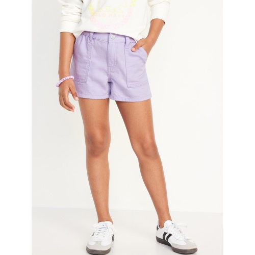 올드네이비 Elasticized High-Waisted Utility Jean Shorts for Girls