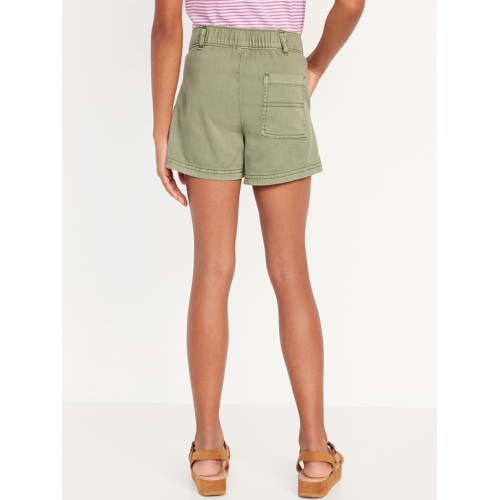올드네이비 Cargo-Pocket Twill Shorts for Girls Hot Deal