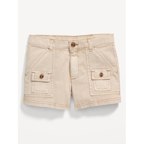올드네이비 Cargo-Pocket Twill Shorts for Girls Hot Deal