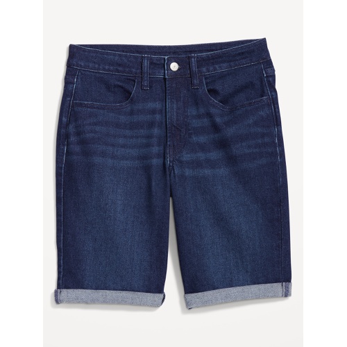 올드네이비 High-Waisted Wow Jean Shorts -- 9-inch inseam