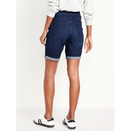 올드네이비 High-Waisted Wow Jean Shorts -- 9-inch inseam