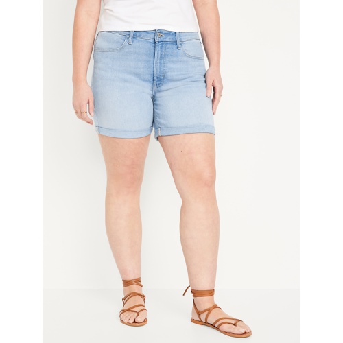 올드네이비 High-Waisted Wow Jean Shorts -- 5-inch inseam Hot Deal