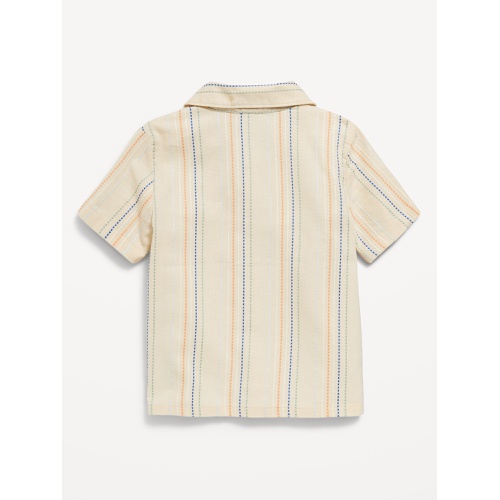 올드네이비 Textured Striped Dobby Shirt for Toddler Boys Hot Deal