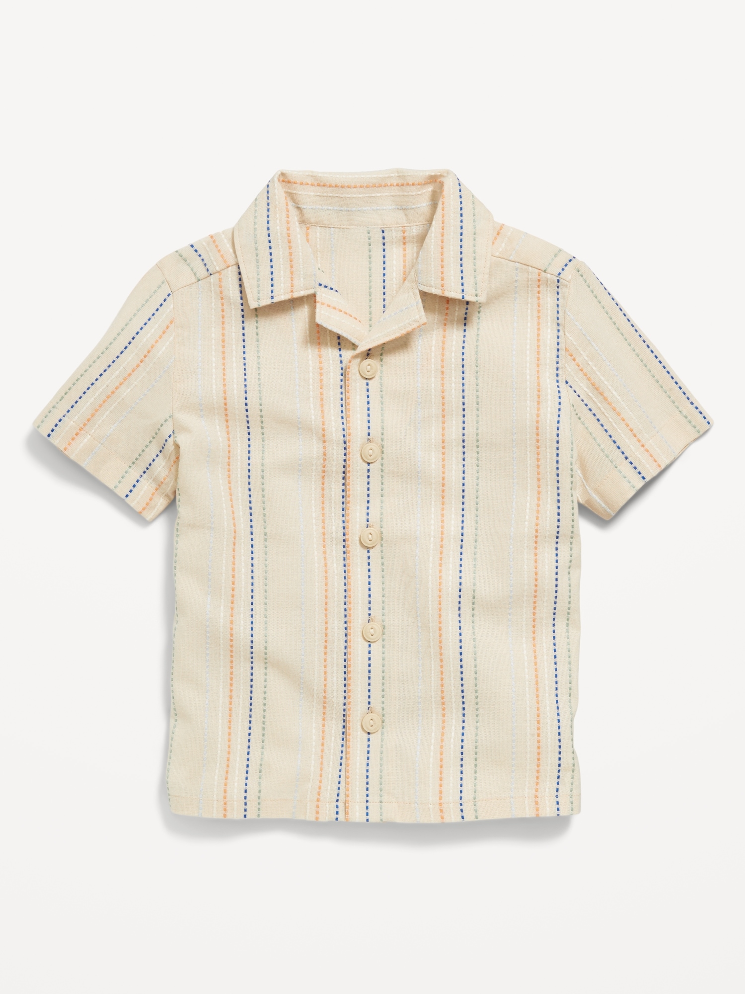 올드네이비 Textured Striped Dobby Shirt for Toddler Boys Hot Deal