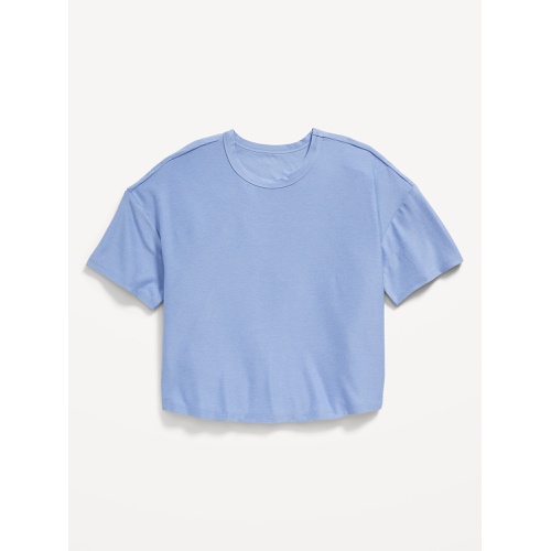 올드네이비 Cloud 94 Soft Go-Dry Cool Cropped T-Shirt for Girls Hot Deal