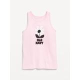 Fitted Logo-Graphic Tank Top for Girls