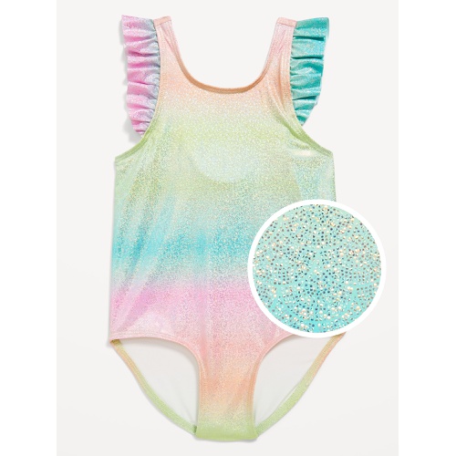 올드네이비 Ruffle-Trim One-Piece Swimsuit for Toddler Girls