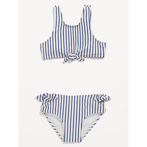 올드네이비 Striped Tie-Front Bikini Swim Set for Toddler Girls