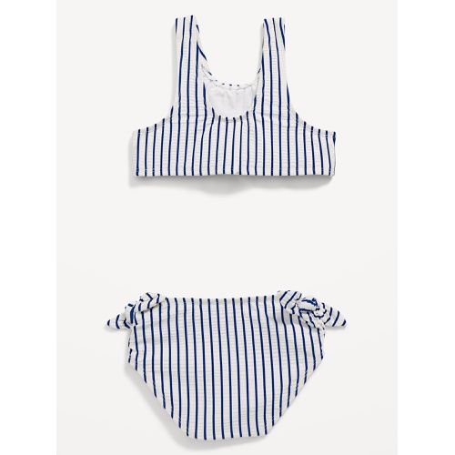 올드네이비 Striped Tie-Front Bikini Swim Set for Toddler Girls