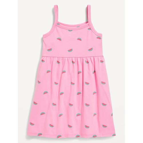 올드네이비 Printed Sleeveless Fit and Flare Dress for Toddler Girls