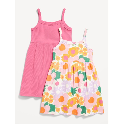 올드네이비 Sleeveless Fit and Flare Dress 2-Pack for Toddler Girls Hot Deal