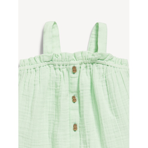 올드네이비 Sleeveless Button-Front Top for Toddler Girls