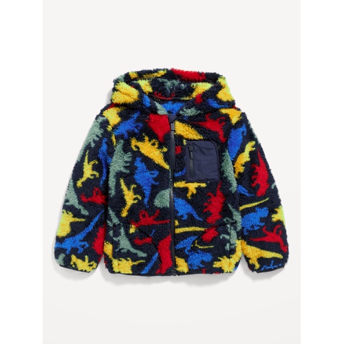 올드네이비 Unisex Sherpa Zip-Front Pocket Hooded Jacket for Toddler