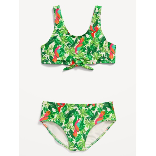 올드네이비 Printed Tie-Front Bikini Swim Set for Girls