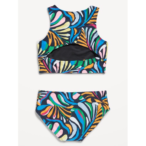 올드네이비 Printed Bikini Swim Set for Girls Hot Deal