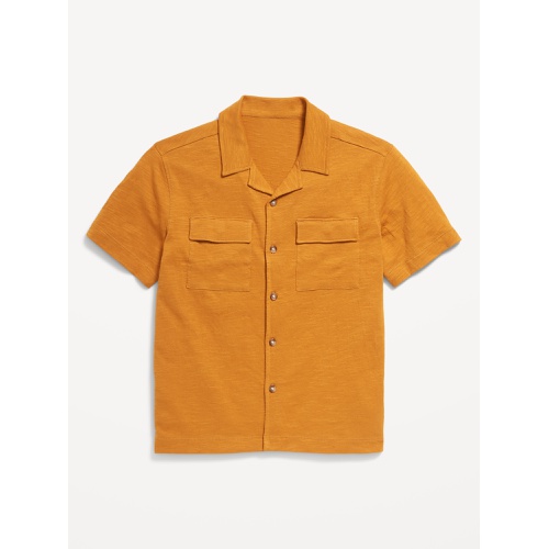 올드네이비 Short-Sleeve Soft-Knit Utility Pocket Shirt for Boys