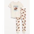 Unisex Snug-Fit Printed Pajama Set for Toddler & Baby