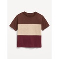 Oversized Color-Block T-Shirt for Toddler Boys