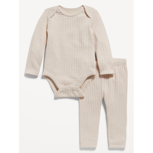 올드네이비 Unisex Jacquard-Knit Bodysuit & Pants Set for Baby
