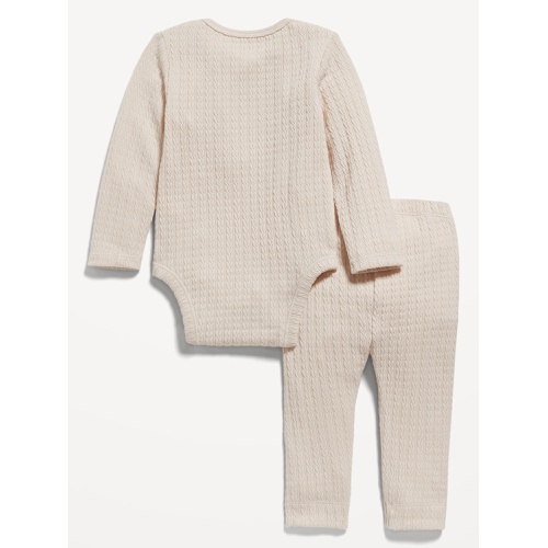 올드네이비 Unisex Jacquard-Knit Bodysuit & Pants Set for Baby