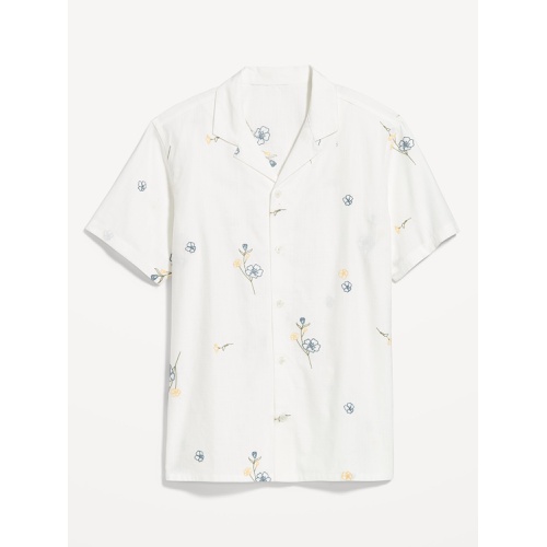 올드네이비 Short-Sleeve Floral Camp Shirt