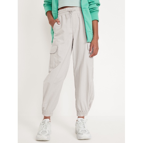 올드네이비 High-Waisted Loose Cargo Performance Pants for Girls Hot Deal