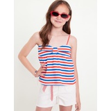 Printed Bow Tank Top for Girls