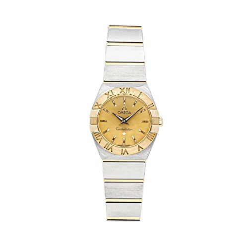  Omega Constellation Quartz Champagne Dial Watch 123.20.24.60.08.001 (Pre-Owned)