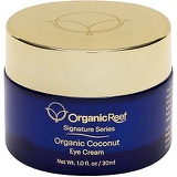Organic Reef Organic Coconut Eye Cream Anti-Aging Eye Cream for Dark Circles, Puffiness, Fine Lines & Wrinkles: USDA Organic Virgin Coconut Oil with Hyaluronic Acid & Vitamins A, D3 and E