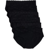 PACT Organic Cotton Lace-Waist Brief 6-Pack