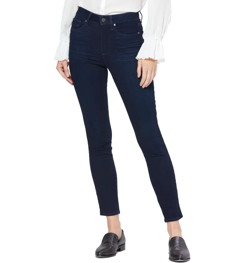 PAIGE Transcend Hoxton High Waist Ankle Skinny Jeans_TELLURIDE