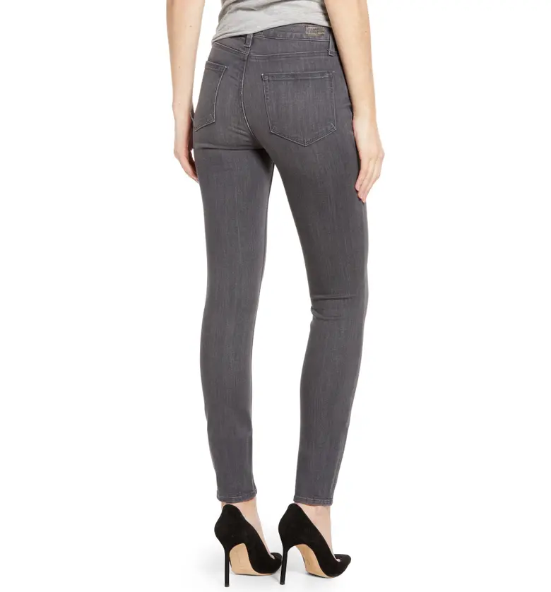  PAIGE Hoxton Transcend High Waist Skinny Jeans_GREY PEAKS