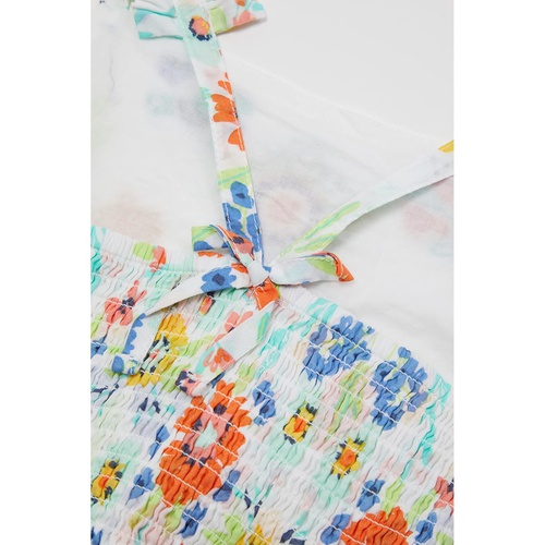  PEEK Embroidered All Over Print Lawn Dress (Toddleru002FLittle Kidsu002FBig Kids)