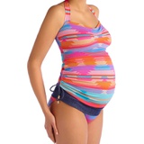 Pez DOr Two-Piece Tankini Maternity Swimsuit_Pink