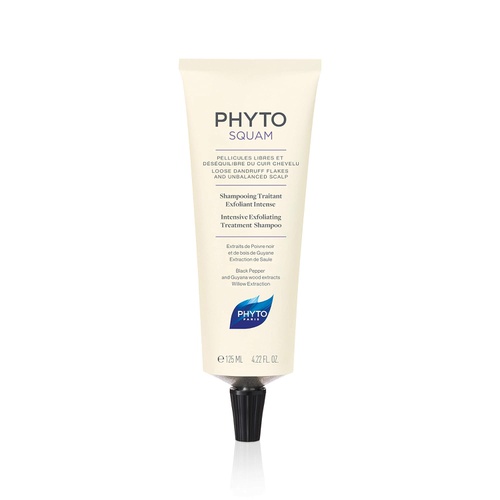  PHYTO Phytosquam Intense Exfoliating Dandruff Treatment Shampoo, 4.22 Fl Oz