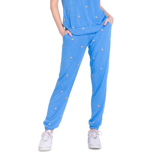  PJ Salvage Sunset Embroidery Lounge Pants_BRIGHT BLUE