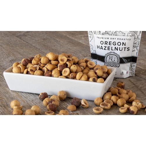  Oregon Farm To Table - Hazelnuts from Premium Growers - Dry Roasted - Lightly Salted  1 LB