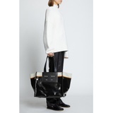 Proenza Schouler White Label Extra Large Morris Canvas Tote_BLACK