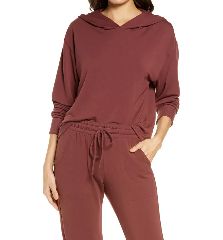 Project Social T Womens Hoodie_COFFEE BERRY