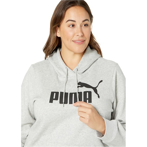 퓨마 PUMA Plus Size Essentials Logo Fleece Hoodie