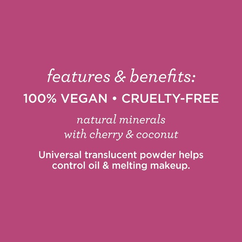  Pacifica Beauty Cherry Powder Neutralizing Mattifier, Natural Minerals for All Skin Types, Vegan & Cruelty Free, 0.28 Oz